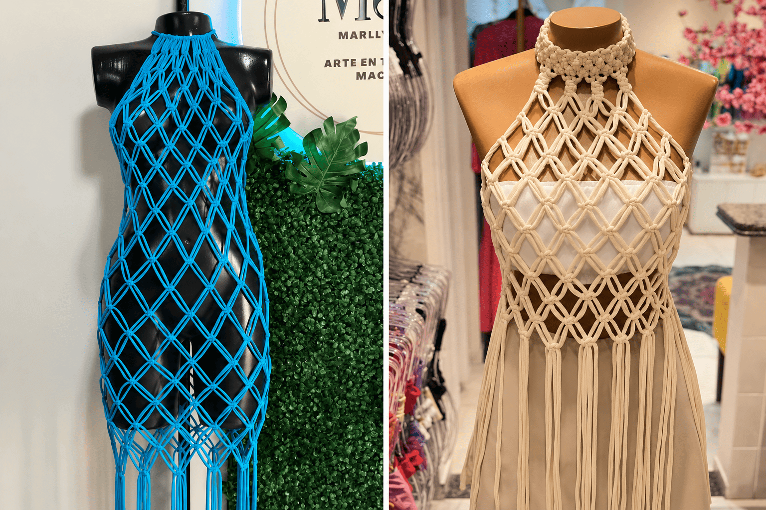 Vestido Praia Trançado